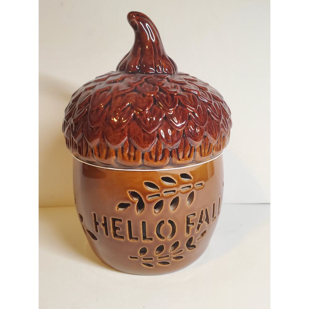 LED Ceramic Acorn  - 5"